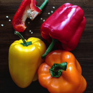 Poivrons de couleur biologiques du Québec