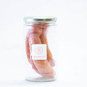 Saucisses sans antibiotiques - miel et ail - FRAÎCHES - lot de 3