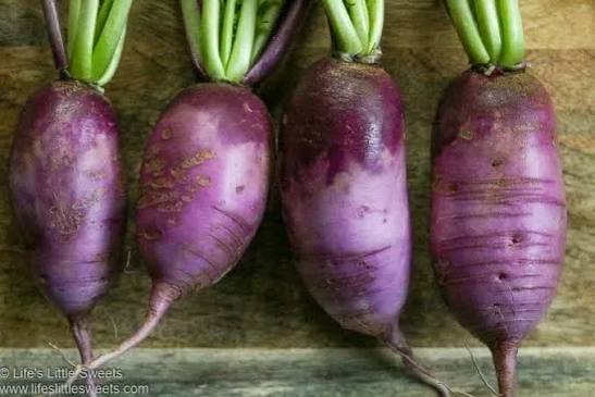 Radis Daikon mauve Biologiques du Québec (environ 600gr ), L'aube pôle nourricier