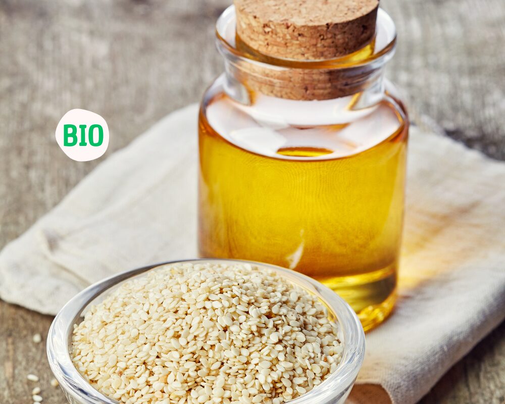Huile de sésame vierge| Biologique