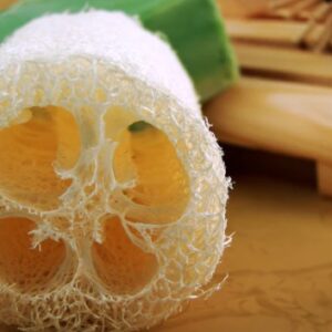 Éponge de cuisine en luffa (1 unité , 6 cm x 16 cm)