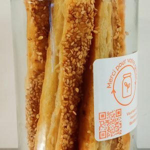 Paille au sésame (100g)
