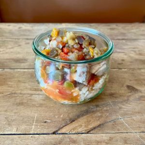 Poulet Basquaise, Riz et Ratatouille