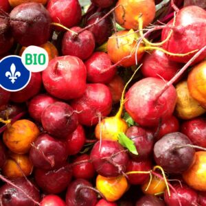 Betteraves rouges biologiques du Québec, 750gr, Ferme Leblanc