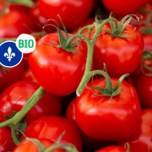 Tomates en carpaccio biologiques du Québec, environ 500g (le nombre peut varier selon la taille des tomates)