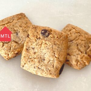 Biscuits amandes & pépites de chocolat | Sans gluten & Végane (180 gr)