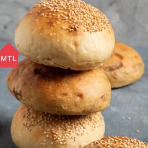 Pains burger au sésame & au pavot (lot de 4 - 150 gr/chaque)