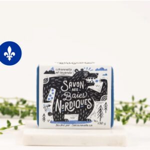 Savon aux baies nordiques (bleuet) 100 g - Les Mauvaises Herbes