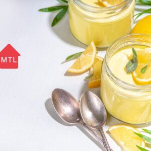 Panna cotta citron
