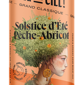 Bière Solstice d'été pêche-abricot