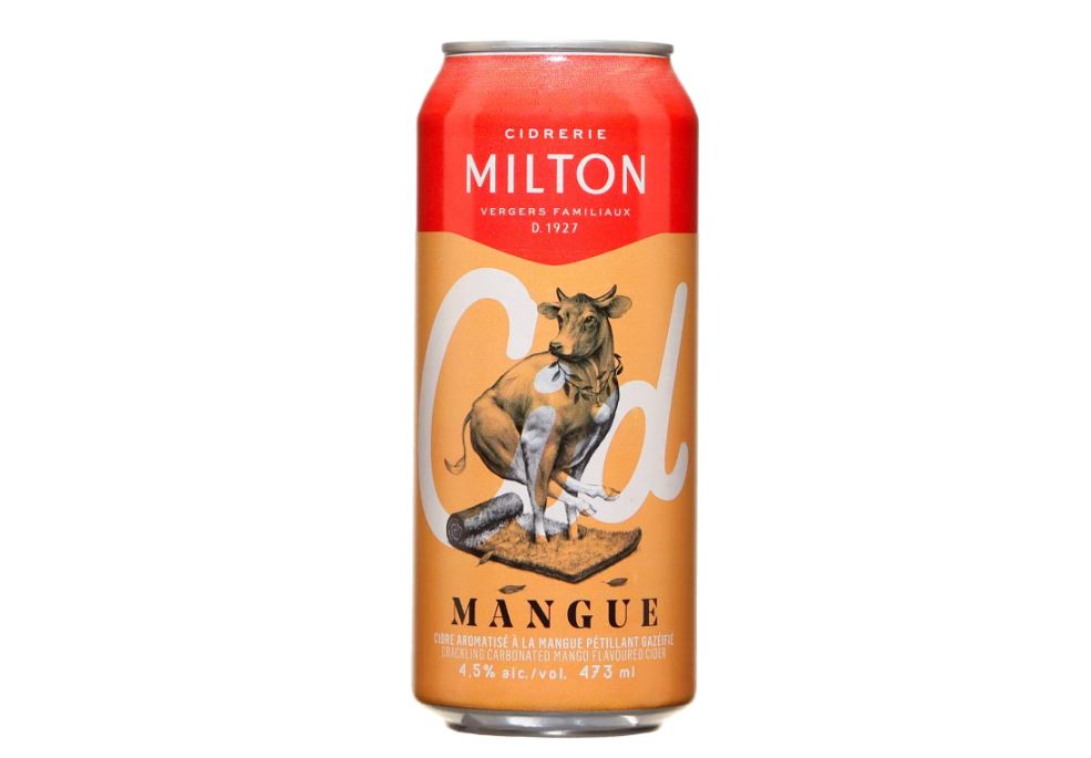 Cidre aromatisé à la mangue (CID Mangue) – Cidrerie Milton 355ml